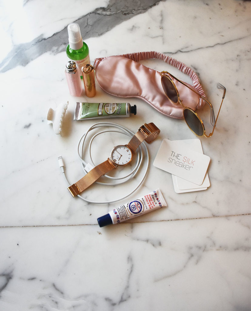 Fashion blogger Shloka Narang of The Silk Sneaker shares her carry on packing essentials and how to pack for a long haul flight