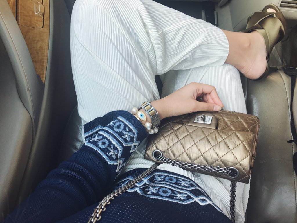 Fashion blogger Shloka Narang of The Silk Sneaker showcases No 21 mules