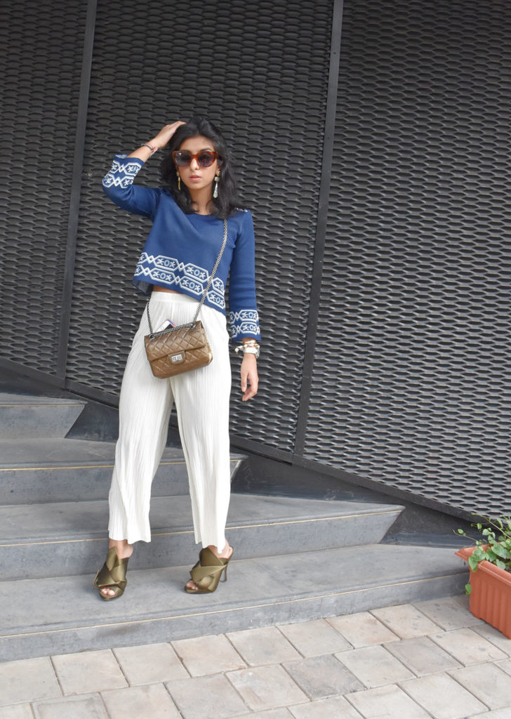 Fashion blogger Shloka Narang of The Silk Sneaker showcases No 21 mules