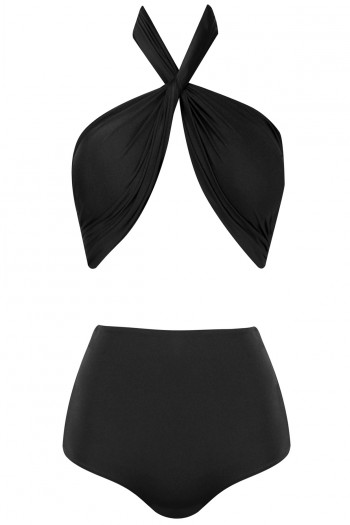 Shivan and Naresh Black Bikini