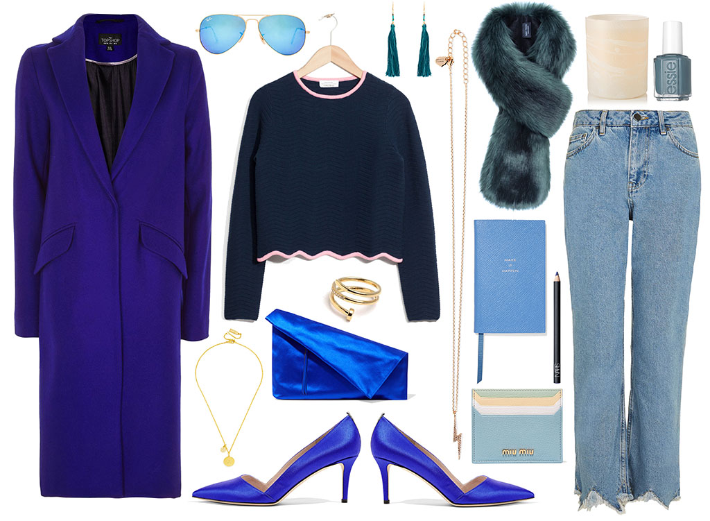 Fashion blogger Shloka Narang of The Silk Sneaker shows how to combat January Blues with the best blue coloured pieces to buy now!