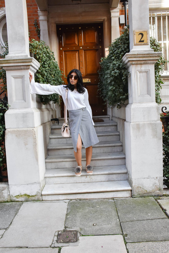 Fashion blogger Shloka Narang of The Silk Sneaker showcases how to style statement sleeves for now and spring 2017