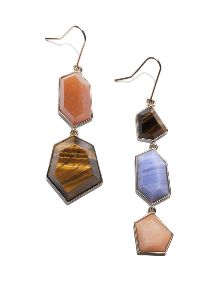 Fashion blogger Shloka Narang showcases the best statement earrings for her latest trend report featuring Mango, Topshop, Kenneth Lane and Free People and more