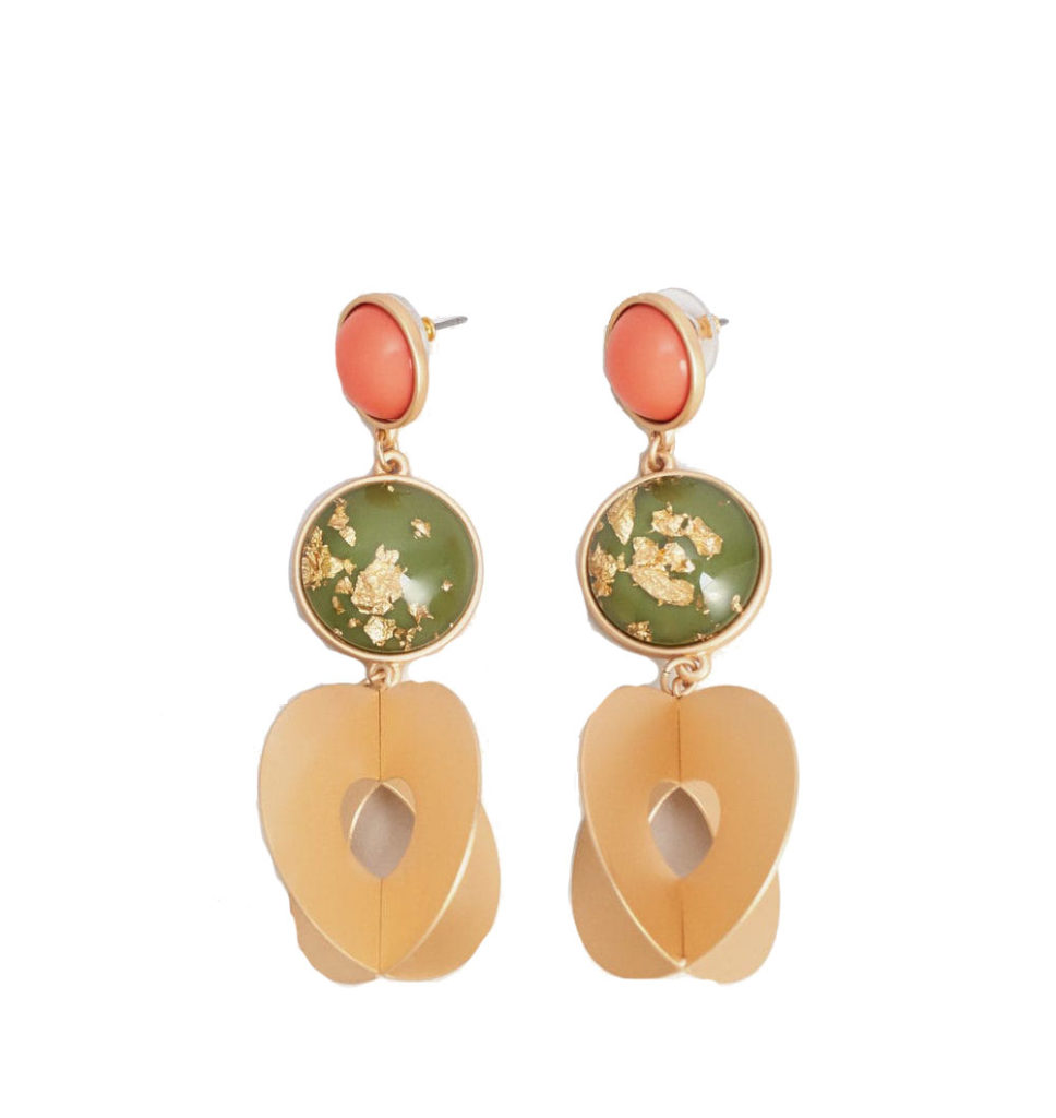 Fashion blogger Shloka Narang showcases the best statement earrings for her latest trend report featuring Mango, Topshop, Kenneth Lane and Free People and more