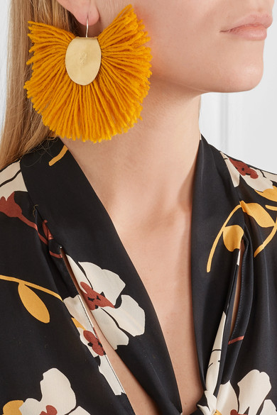 Fashion blogger Shloka Narang showcases the best statement earrings for her latest trend report featuring Mango, Topshop, Kenneth Lane and Free People and more