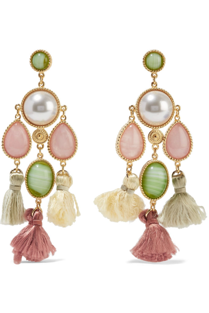 Fashion blogger Shloka Narang showcases the best statement earrings for her latest trend report featuring Mango, Topshop, Kenneth Lane and Free People and more