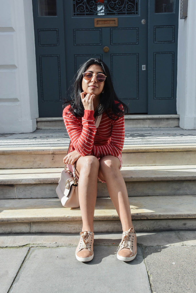 Fashion Blogger Shloka Narang of The Silk Sneaker showcases how to clash colours fashionably this spring featuring pieces from Hush UK S/S 2017