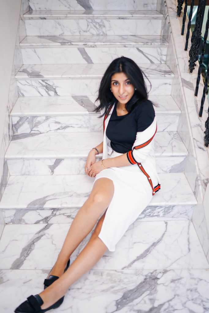 Fashion Blogger Shloka Narang of The Silk Sneaker showcases how to style your favourite cardigan for spring