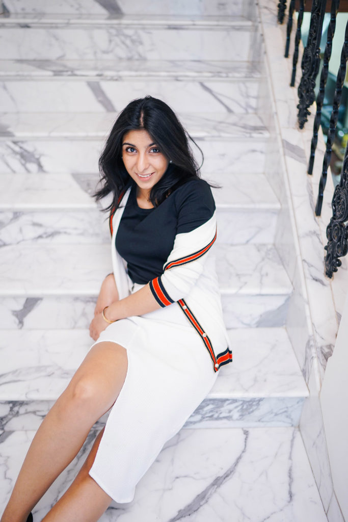 Fashion Blogger Shloka Narang of The Silk Sneaker showcases how to style your favourite cardigan for spring