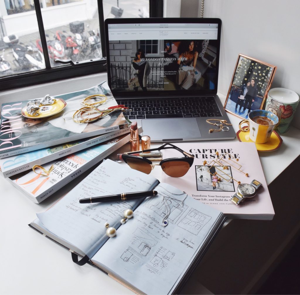 Fashion blogger Shloka Narang showcases her productivity tips for an organised workday