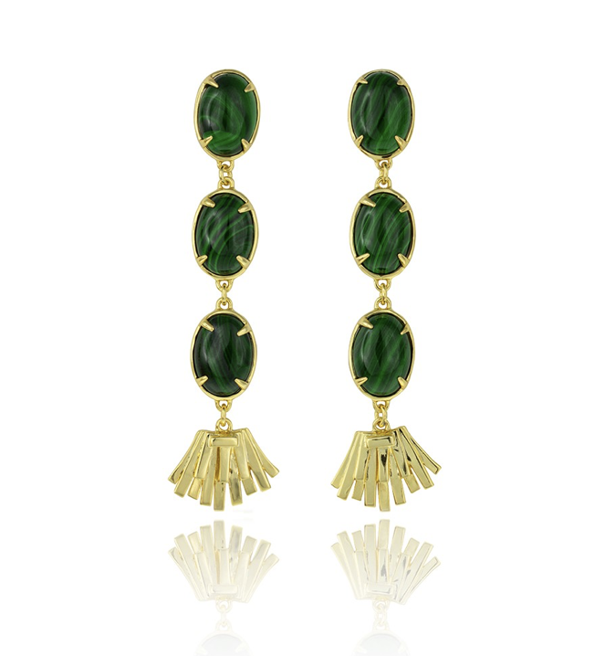Fashion blogger Shloka Narang showcases the best statement earrings for her latest trend report featuring Mango, Topshop, Kenneth Lane and Free People and more