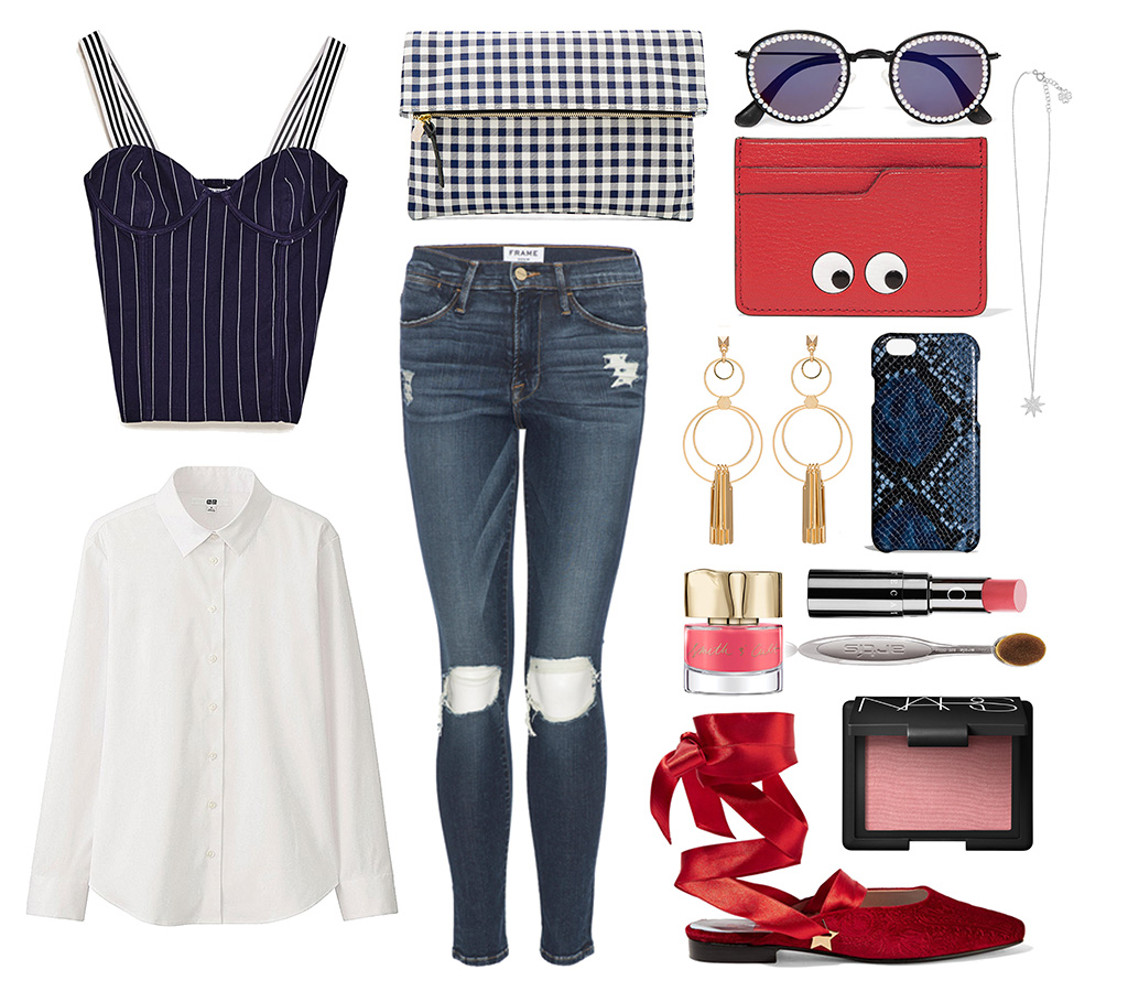 Fashion blogger Shloka Narang of The Silk Sneaker showcases a styled look for spring