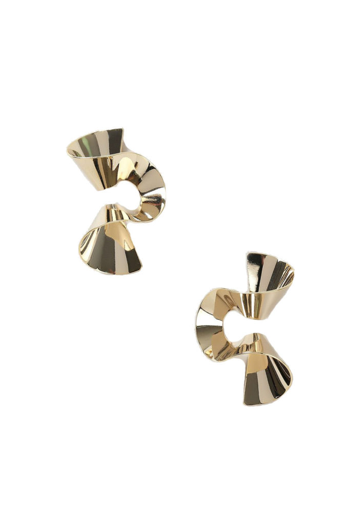 Fashion blogger Shloka Narang showcases the best statement earrings for her latest trend report featuring Mango, Topshop, Kenneth Lane and Free People and more