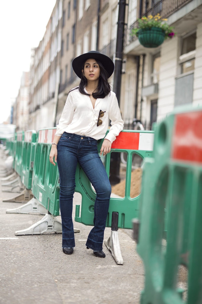 Fashion Blogger Shloka Narang of The Silk Sneaker showcases her favourite denim jeans from Joe's Jeans