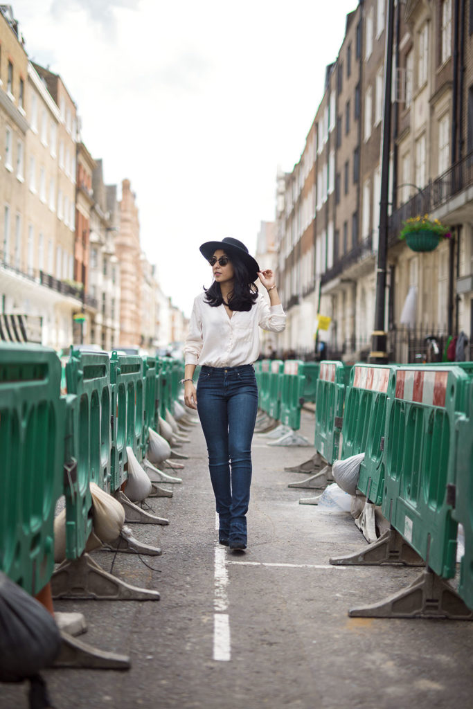 Fashion Blogger Shloka Narang of The Silk Sneaker showcases her favourite denim jeans from Joe's Jeans