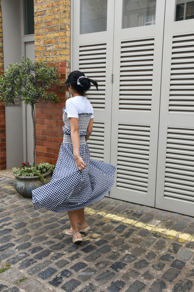 Fashion Blogger Shloka Narang showcases how to wear gingham this summer featuring Zara