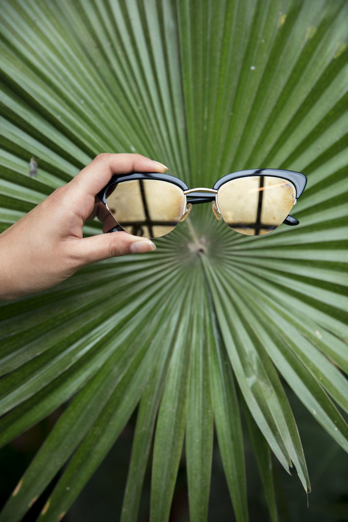 Fashion blogger Shloka Narang of The Silk Sneaker showcases her favourite frame for summer sunglasses from Sunday Somewhere