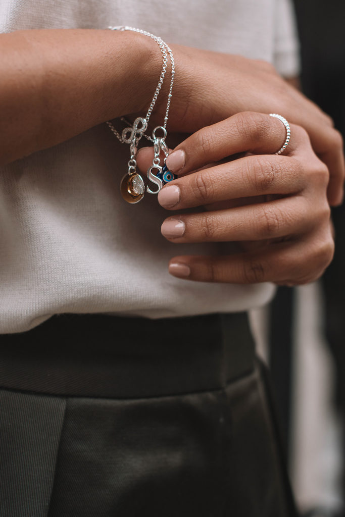 Fashion blogger Shloka Narang of The Silk Sneaker showcases how to personalise jewellery and stack bracelets with Thomas Sabo