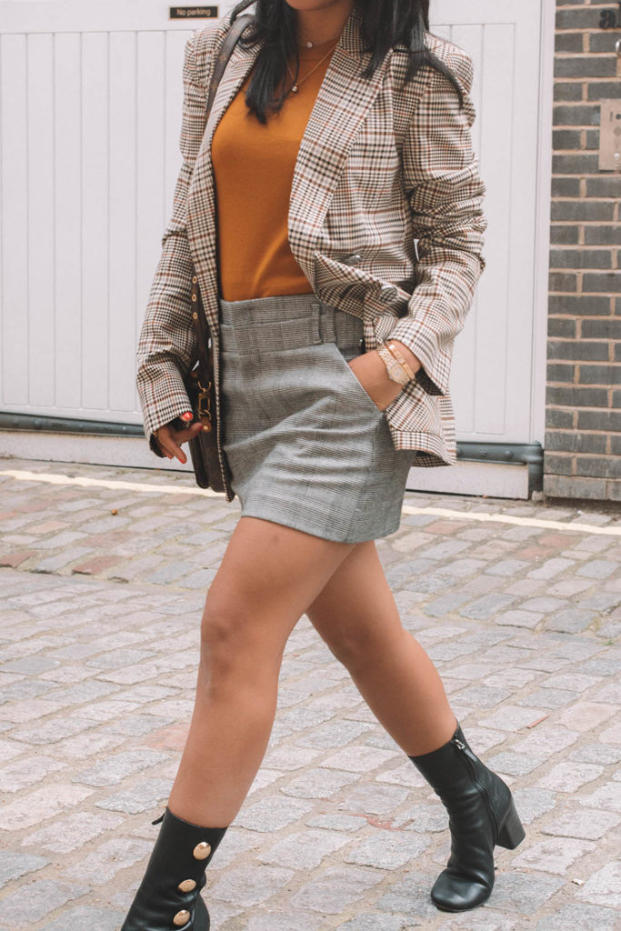 Fashion blogger Shloka Narang of The Silk Sneaker shares her fabulous London Fashion Week looks featuring Maje, Hush and more streetstyle