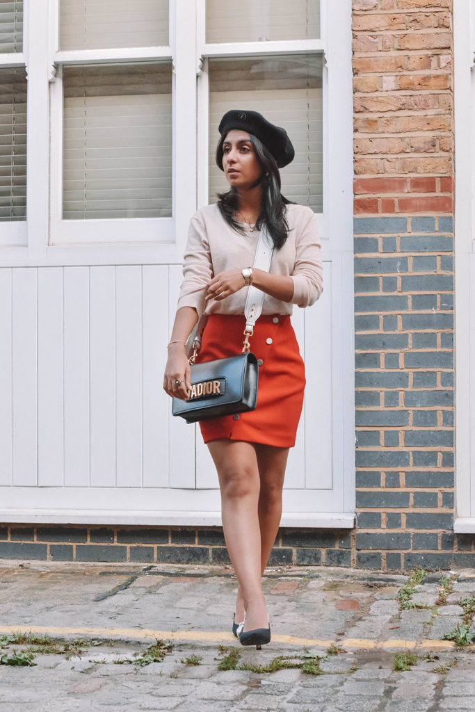 Fashion blogger Shloka Narang of The Silk Sneaker shares her fabulous London Fashion Week looks featuring Maje, Hush and more streetstyle