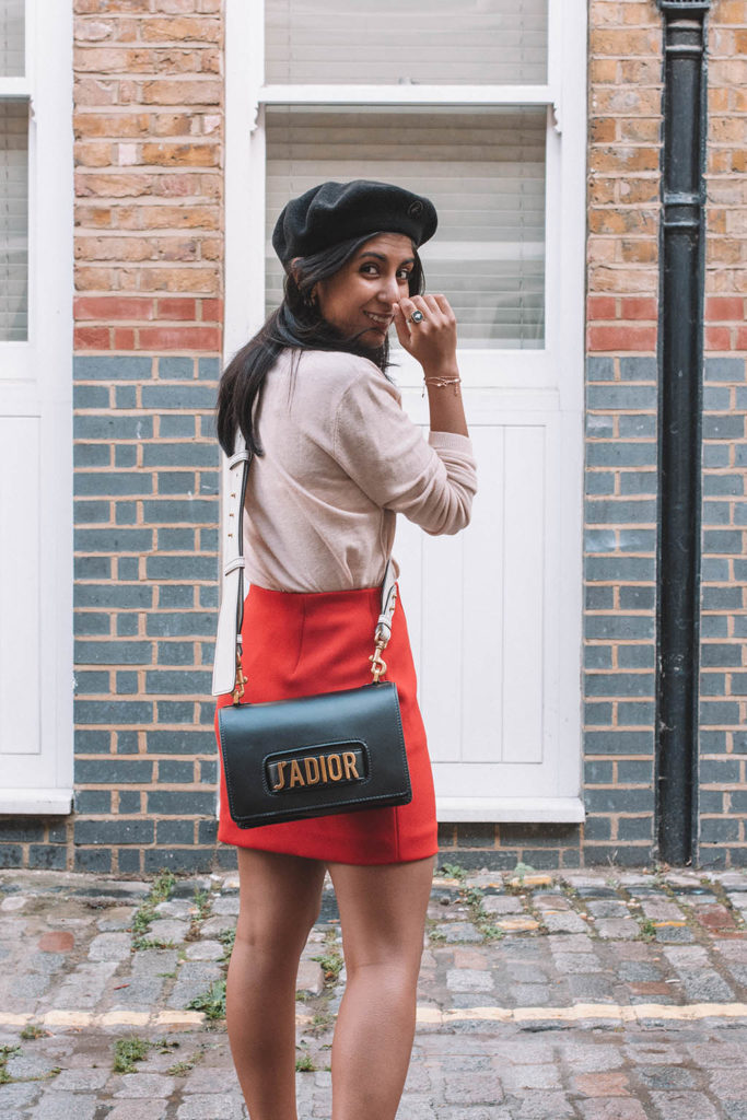 Fashion blogger Shloka Narang of The Silk Sneaker shares her fabulous London Fashion Week looks featuring Maje, Hush and more streetstyle