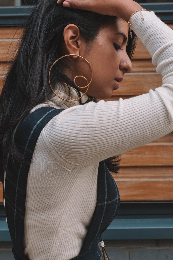 Fashion blogger Shloka Narang of The Silk Sneaker shares her fabulous London Fashion Week looks featuring Maje, Hush and more streetstyle