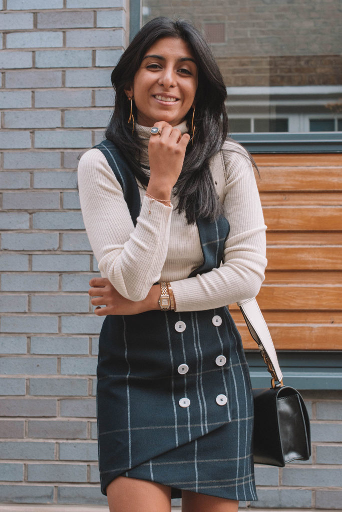 Fashion blogger Shloka Narang of The Silk Sneaker shares her fabulous London Fashion Week looks featuring Maje, Hush and more streetstyle