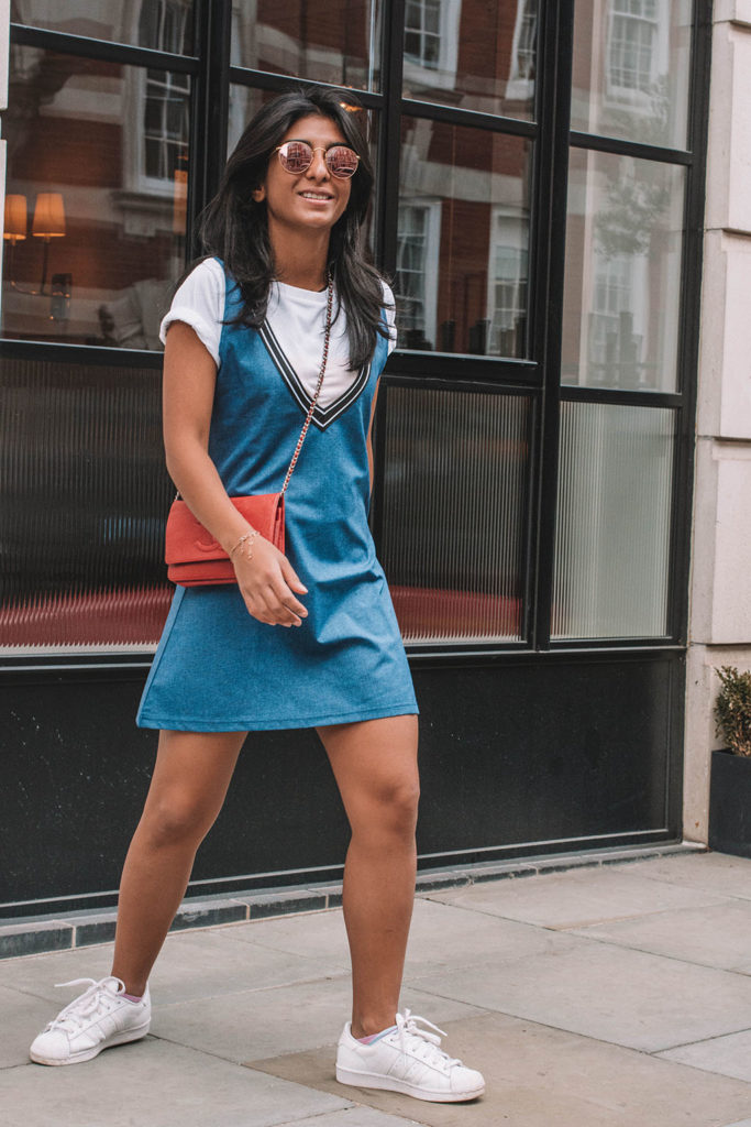 Fashion blogger Shloka Narang of The Silk Sneaker showcases new cute workout clothes from Myriad Activewear