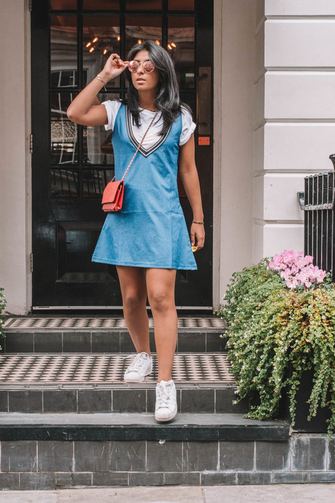 Fashion blogger Shloka Narang of The Silk Sneaker showcases new cute workout clothes from Myriad Activewear
