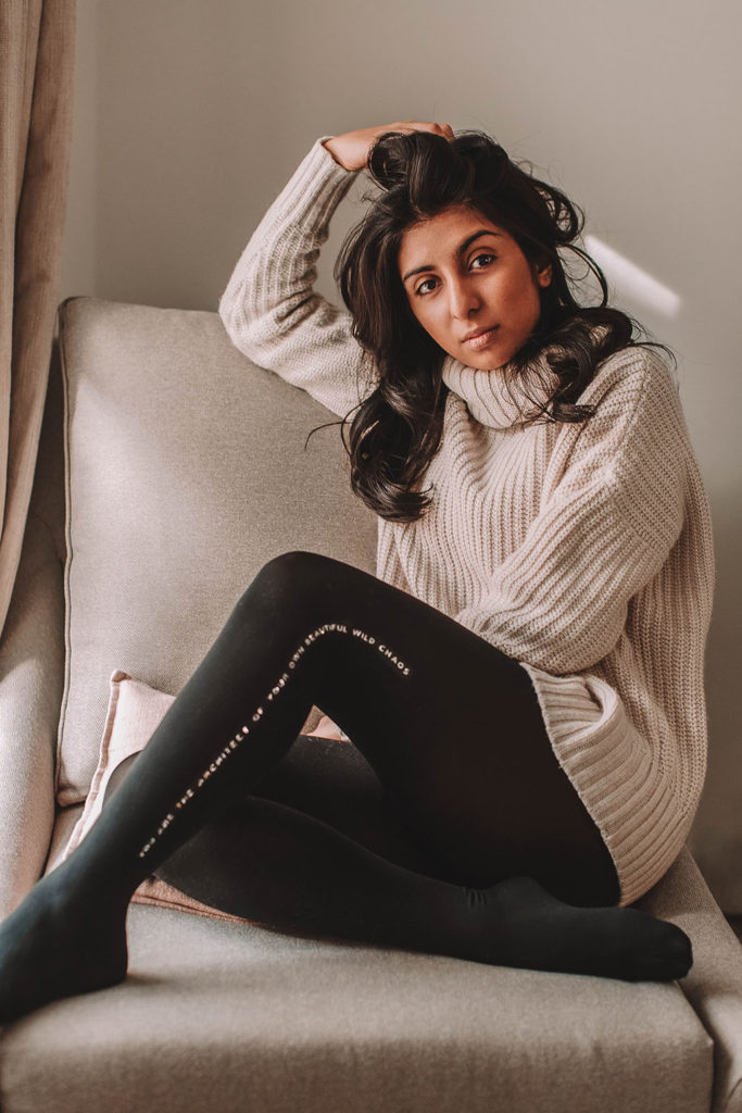 Fashion blogger Shloka Narang of The Silk Sneaker shares the moment she felt most empowered with Wolford tights