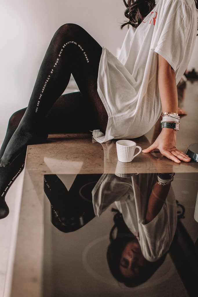 Fashion blogger Shloka Narang of The Silk Sneaker shares the moment she felt most empowered with Wolford tights