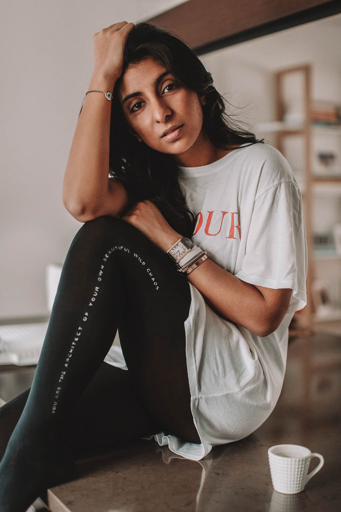 Fashion blogger Shloka Narang of The Silk Sneaker shares the moment she felt most empowered with Wolford tights