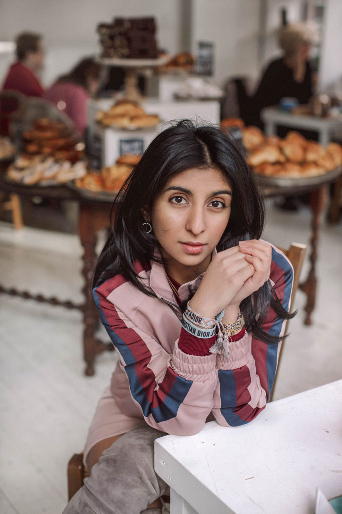 Fashion blogger Shloka Narang of The Silk Sneaker shares how to style the bomber jacket for 2018 featuring Topshop, Maje and Gucci
