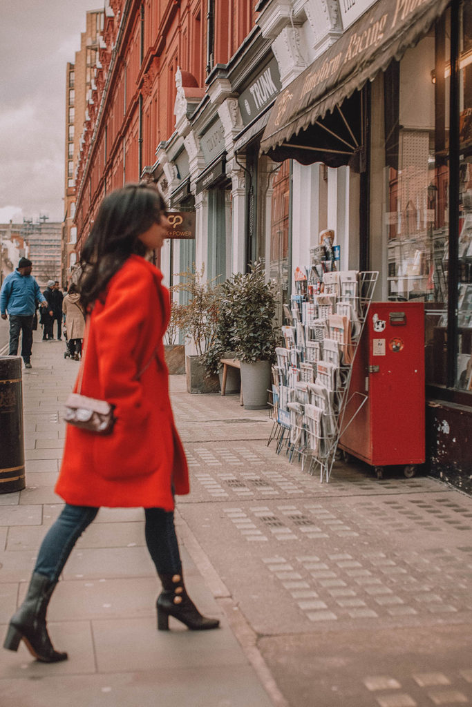 Fashion blogger Shloka Narang of The Silk Sneaker shares how to look stylish and stay warm during winter featuring Topshop, Joe's Jeans and Chloe