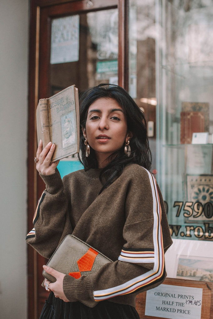 Fashion blogger Shloka Narang of The Silk Sneaker shares her secret trick to making every outfit look perfect with this spring outfit idea featuring Isabel Marant Etoile and Chanel
