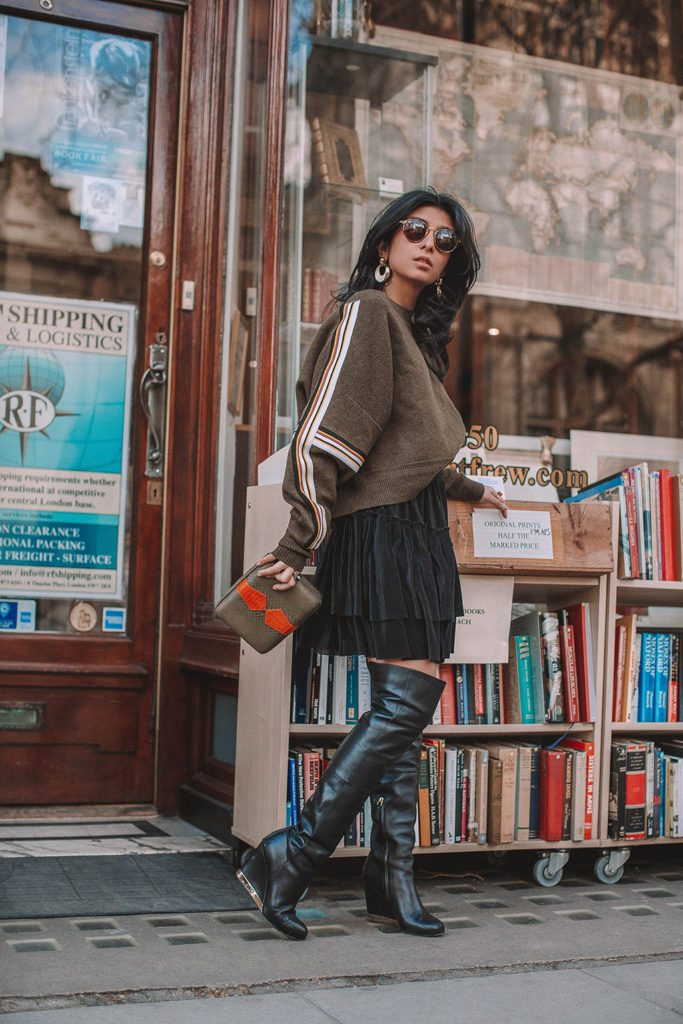 Fashion blogger Shloka Narang of The Silk Sneaker shares her secret trick to making every outfit look perfect with this spring outfit idea featuring Isabel Marant Etoile and Chanel