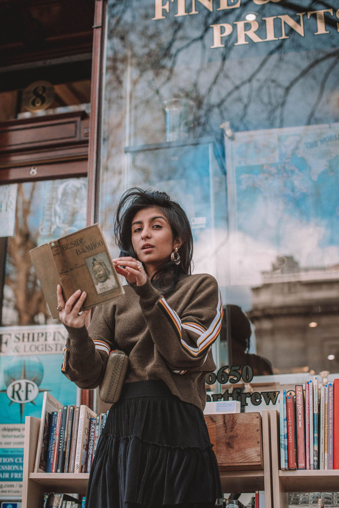 Fashion blogger Shloka Narang of The Silk Sneaker shares her secret trick to making every outfit look perfect with this spring outfit idea featuring Isabel Marant Etoile and Chanel