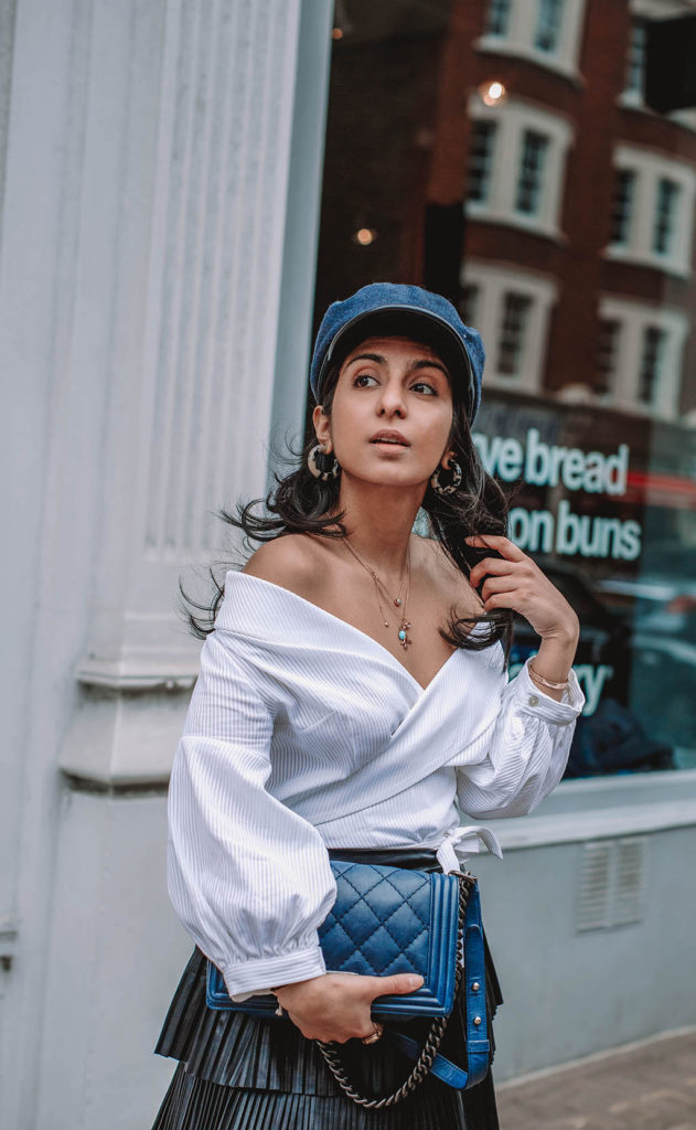 Fashion blogger Shloka Narang of The Silk Sneaker shares how to style a cute summer top for the perfect outfit for a day in the city featuring Esse Vie, Chanel and ASOS