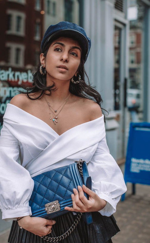 Fashion blogger Shloka Narang of The Silk Sneaker shares how to style a cute summer top for the perfect outfit for a day in the city featuring Esse Vie, Chanel and ASOS