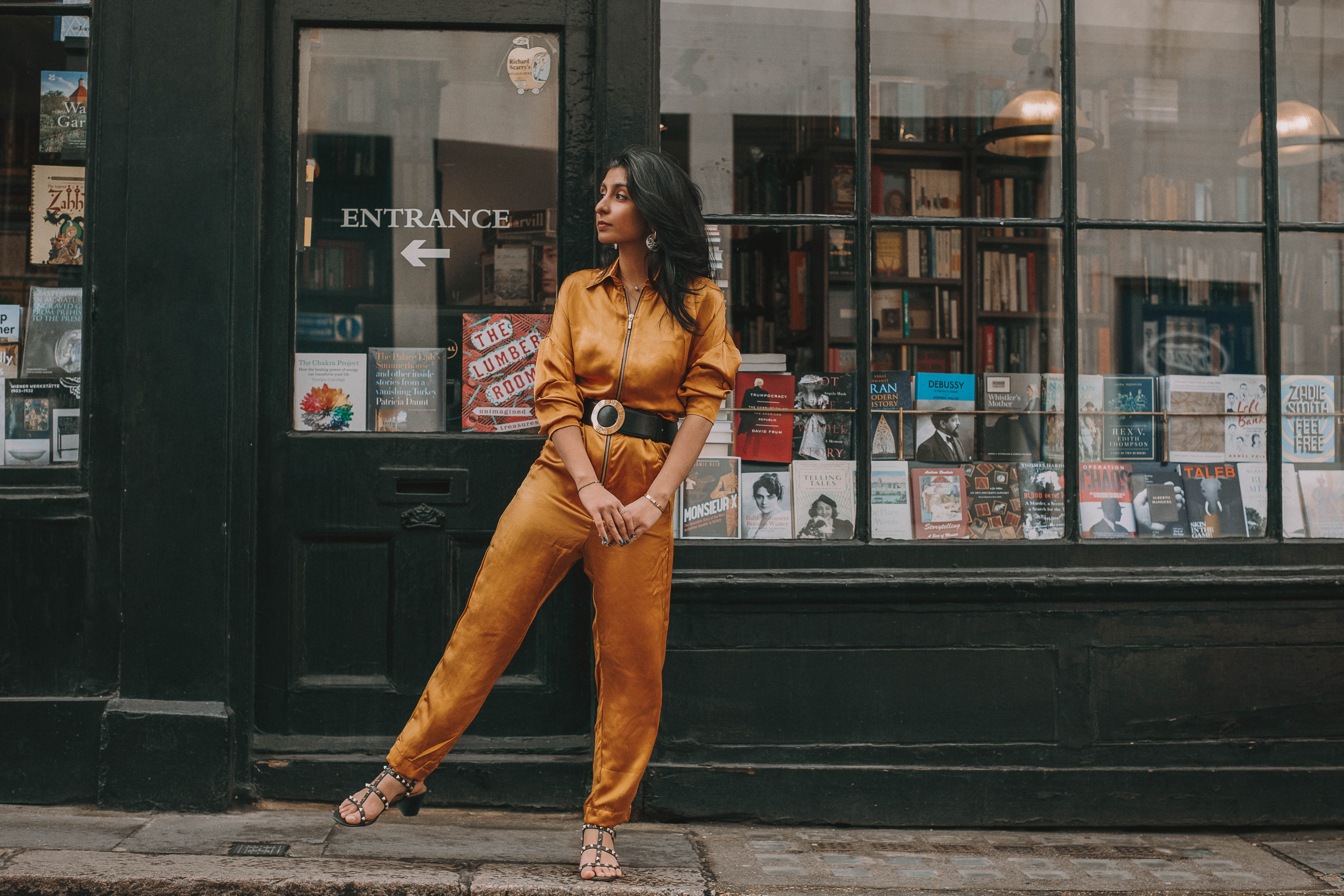 Fashion blogger Shloka Narang of The Silk Sneaker shares how to wear a jumpsuit for a casual summer outfit featuring Celine and Valentino.