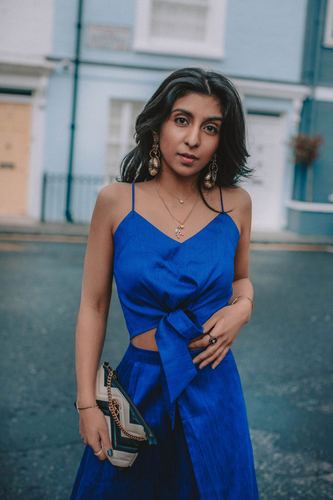Fashion blogger Shloka Narang of The Silk Sneaker shares her style trick to finding the perfect spring party outfit as she shares what she wore to her birthday featuring Gucci and Aquazzura