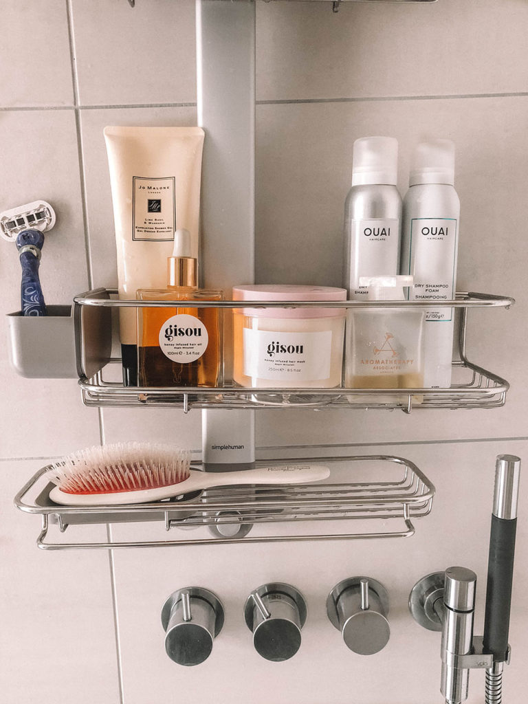 Fashion and beauty blogger Shloka Narang of The Silk Sneaker shares her haircare secrets on how to get shiny hair with these three hair remedies and hair tricks featuring Gisou, Function of Beauty and Ouai