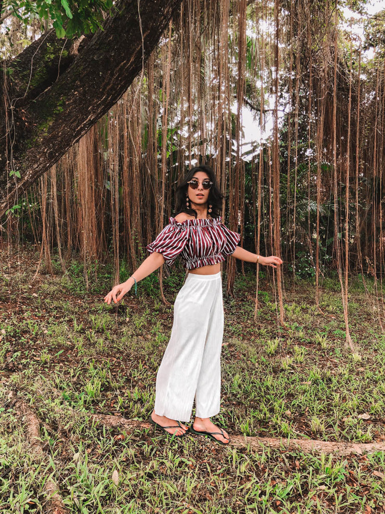Fashion blogger Shloka Narang of The Silk Sneaker shares cute summer outfits for 2018 from her latest trip to Jamaica featuring Topshop, Next and Sandro