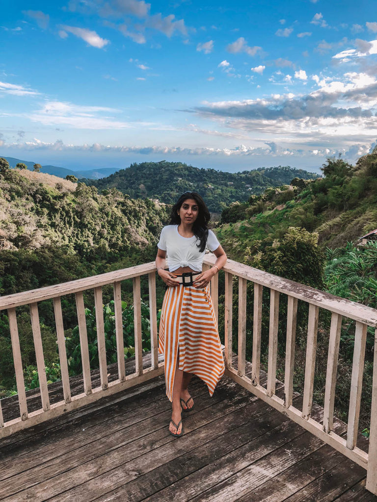 Fashion blogger Shloka Narang of The Silk Sneaker shares cute summer outfits for 2018 from her latest trip to Jamaica featuring Topshop, Next and Sandro