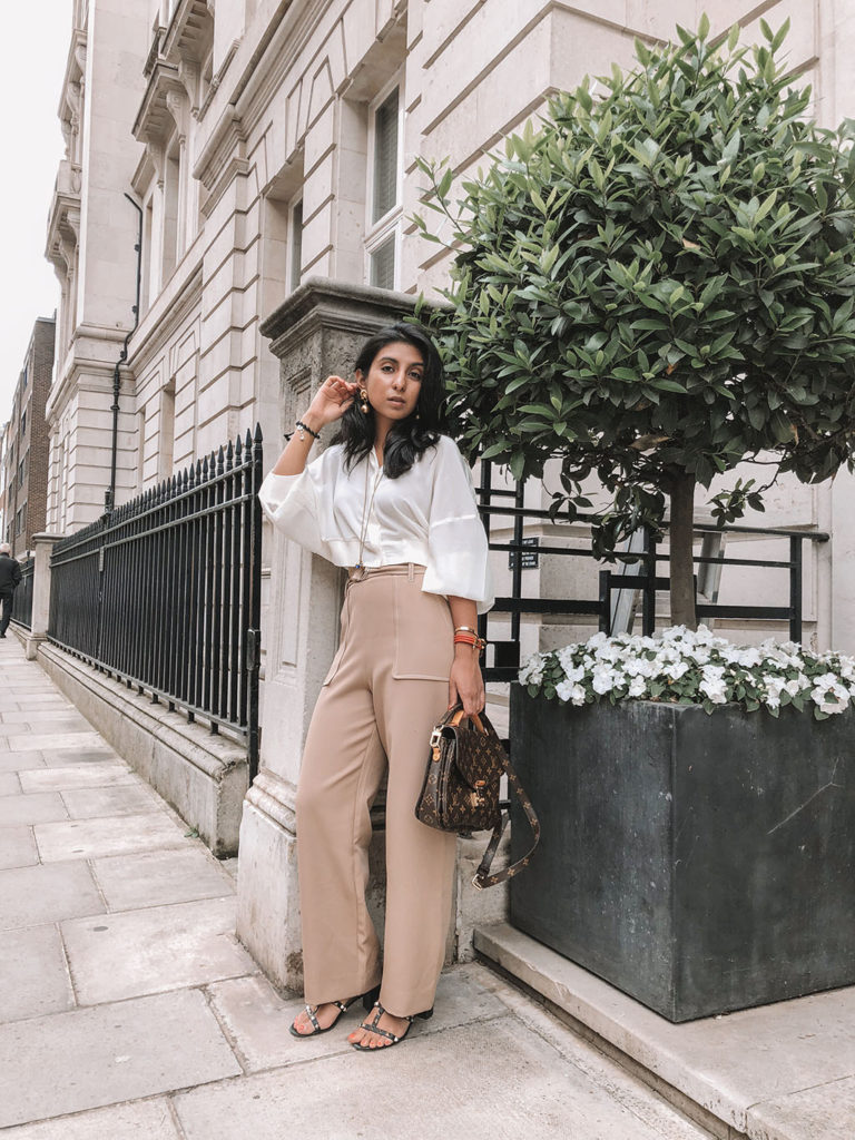 Fashion blogger Shloka Narang shares how she creates the perfect summer outfit mixing luxury fashion and high street fashion with Topshop, Pinko, Valentino and Louis Vuitton