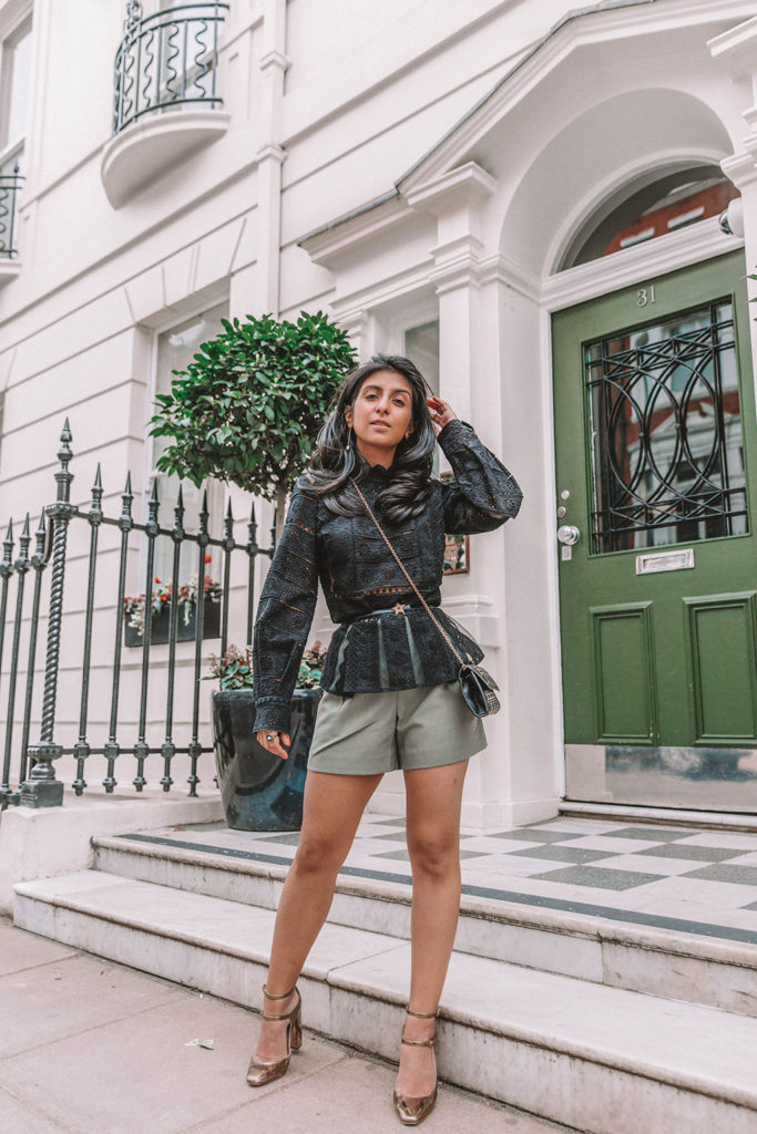 Fashion blogger Shloka Narang of The Silk Sneaker shares how to create the perfect summer outfit for the city while mixing luxe fashion pieces from Sea NYC and high street finds from Miss Selfridge along with Dior and Jimmy Choo accessories