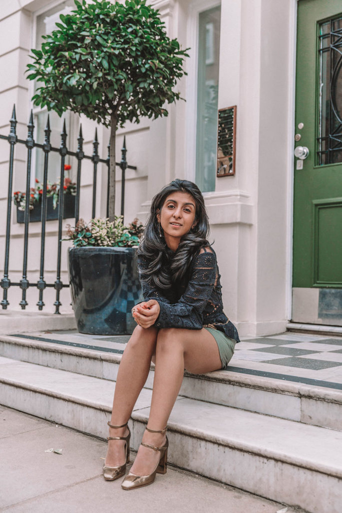 Fashion blogger Shloka Narang of The Silk Sneaker shares how to create the perfect summer outfit for the city while mixing luxe fashion pieces from Sea NYC and high street finds from Miss Selfridge along with Dior and Jimmy Choo accessories