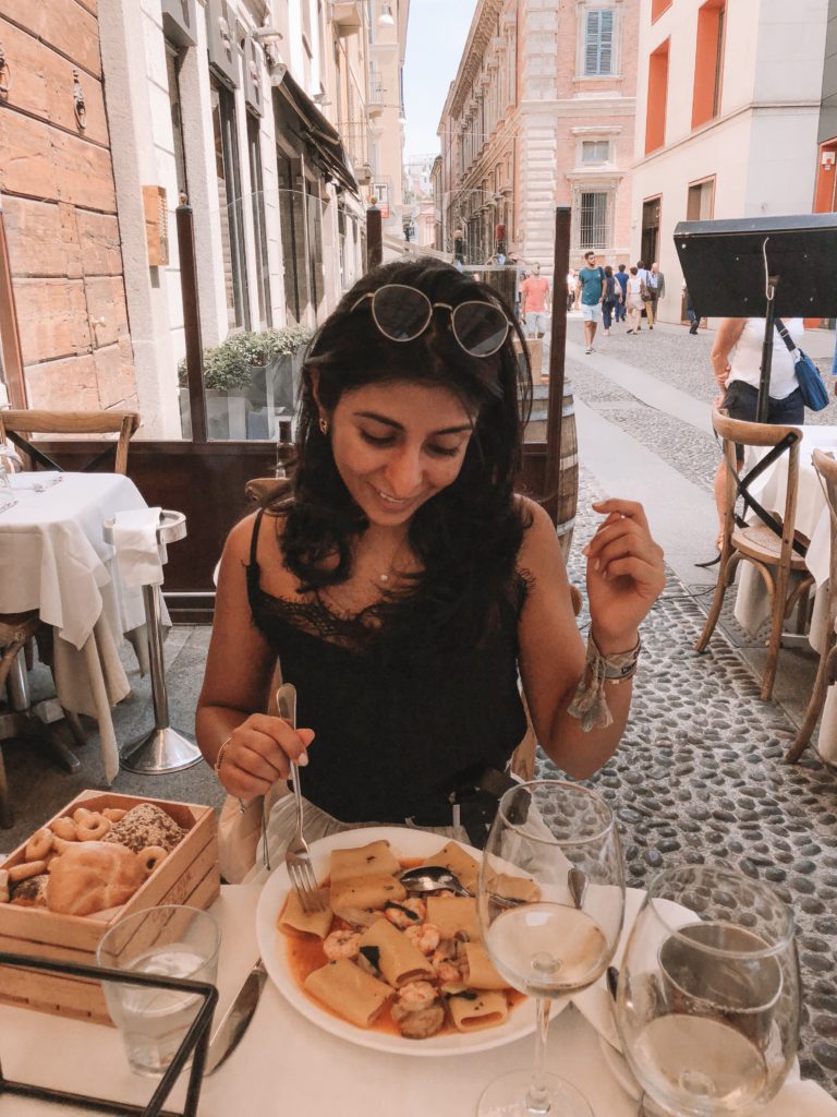 Fashion and Travel Blogger Shloka Narang of The Silk Sneaker shares where to eat, and what to do in Milan