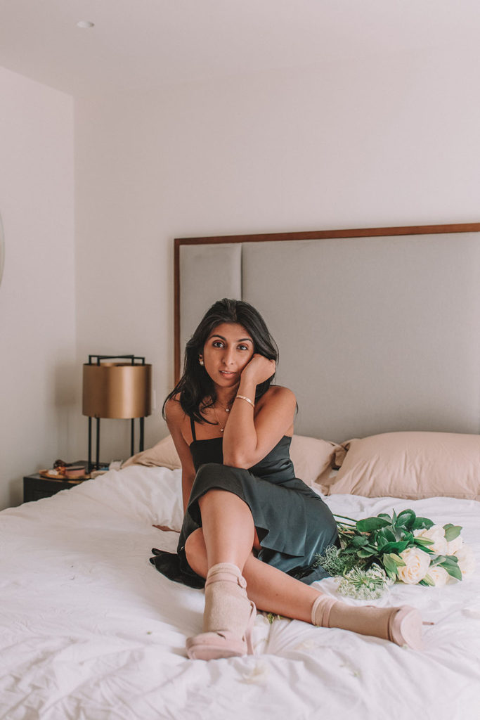 Luxury fashion blogger Shloka Narang of The Silk Sneaker shares how to style socks and heels in a trendy fashionable way featuring Prada and & Other Stories