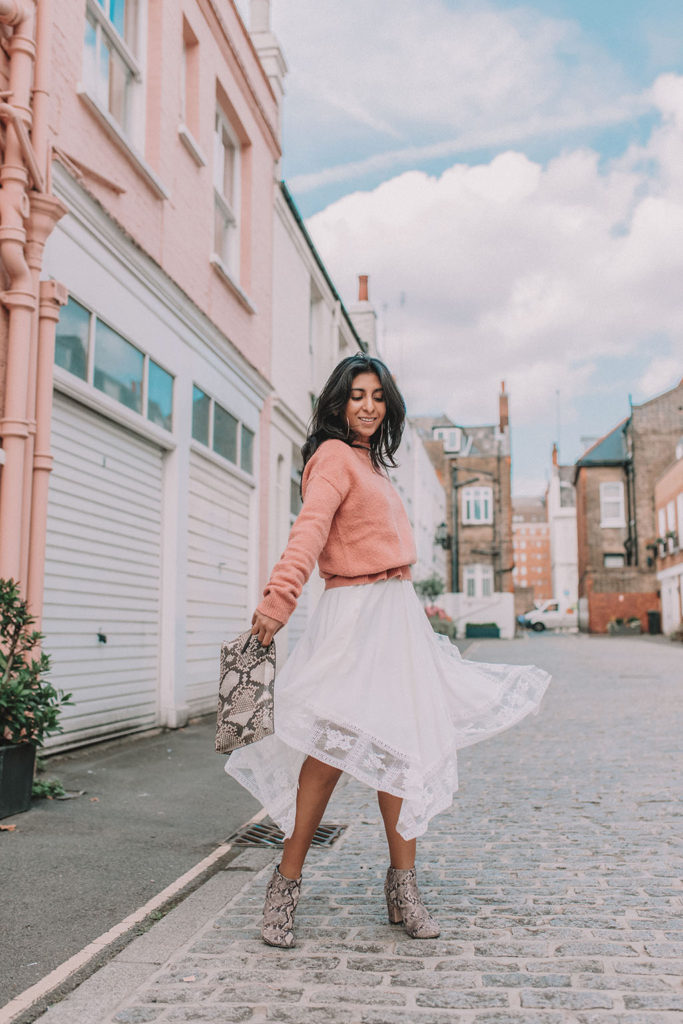 Luxury fashion blogger Shloka Narang of The Silk Sneaker shares her autumn outfit ideas with how to wear summer dresses in the autumn featuring & Other Stories and Maje
